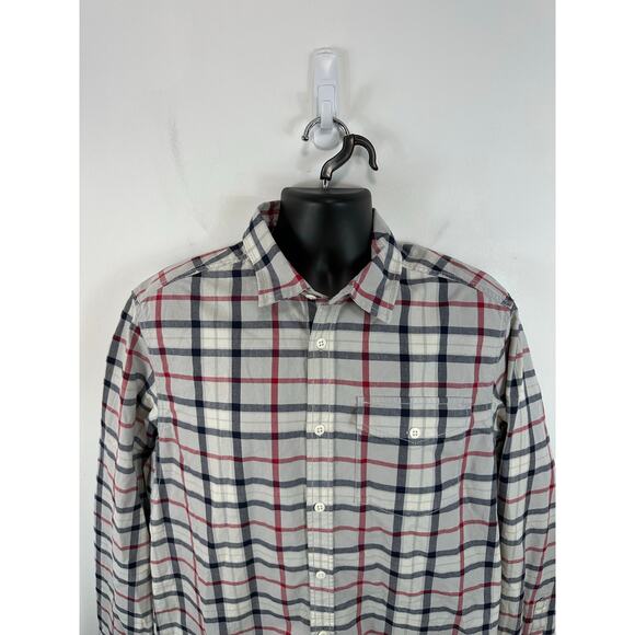 North Face Men’s Stayside Chamois Flannel Shirt Plaid Size Large Cotton - Picture 9 of 12